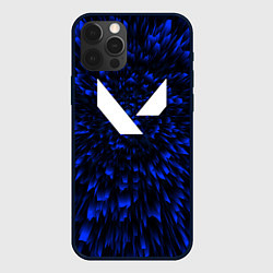 Чехол iPhone 12 Pro Max Valorant blue energy
