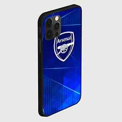 Чехол для iPhone 12 Pro Max Arsenal blue poly, цвет: 3D-черный — фото 2