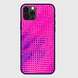 Чехол для iPhone 12 Pro Max Сочный розовый абстаркция, цвет: 3D-черный