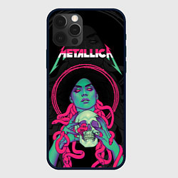 Чехол для iPhone 12 Pro Max Metallica - witch with the skull, цвет: 3D-черный