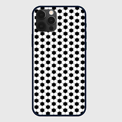 Чехол iPhone 12 Pro Max Текстура футбольного мяча