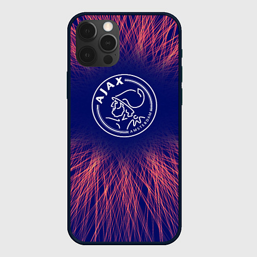 Чехол iPhone 12 Pro Max Ajax red energy / 3D-Черный – фото 1