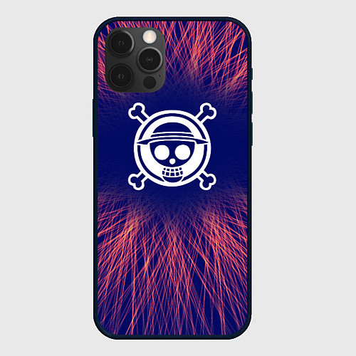 Чехол iPhone 12 Pro Max One Piece red energy / 3D-Черный – фото 1