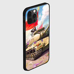 Чехол для iPhone 12 Pro Max Русский танк, цвет: 3D-черный — фото 2