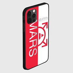 Чехол для iPhone 12 Pro Max 30 Seconds to Mars poster, цвет: 3D-черный — фото 2