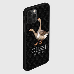 Чехол для iPhone 12 Pro Max Гуси га-га-га, цвет: 3D-черный — фото 2