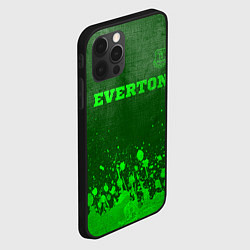 Чехол для iPhone 12 Pro Max Everton - green gradient посередине, цвет: 3D-черный — фото 2