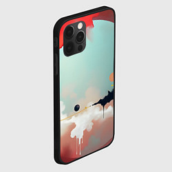 Чехол для iPhone 12 Pro Max Сюрреалистичная абстракция, цвет: 3D-черный — фото 2