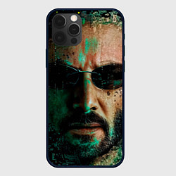 Чехол iPhone 12 Pro Max Matrix - Keanu Reeves