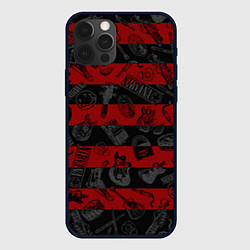 Чехол для iPhone 12 Pro Max Гранж стиль нирвана, цвет: 3D-черный