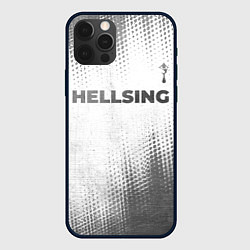 Чехол iPhone 12 Pro Max Hellsing - white gradient посередине