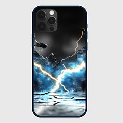 Чехол iPhone 12 Pro Max Разряд молний текстура