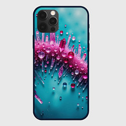 Чехол iPhone 12 Pro Max Розовые кристаллы