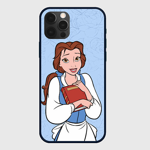 Чехол iPhone 12 Pro Max Beautiful Belle - big pictures / 3D-Черный – фото 1