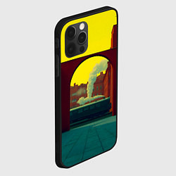 Чехол для iPhone 12 Pro Max Арт с поездом, цвет: 3D-черный — фото 2