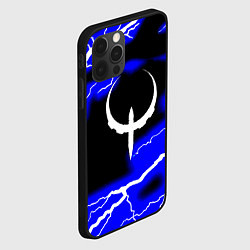 Чехол для iPhone 12 Pro Max Quake молнии шторм, цвет: 3D-черный — фото 2