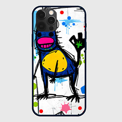 Чехол для iPhone 12 Pro Max Веселые зверята, цвет: 3D-черный
