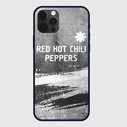 Чехол iPhone 12 Pro Max Red Hot Chili Peppers - grey gradient посередине