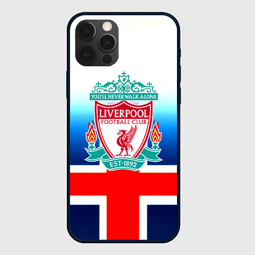 Чехол iPhone 12 Pro Max Liverpool Англия / 3D-Черный – фото 1