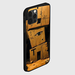 Чехол для iPhone 12 Pro Max Глаза в каменных домах, цвет: 3D-черный — фото 2
