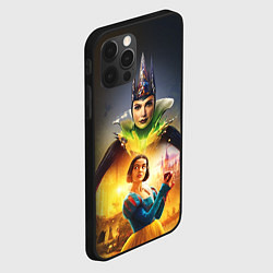 Чехол для iPhone 12 Pro Max Белоснежка и Мачеха, цвет: 3D-черный — фото 2