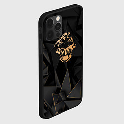 Чехол для iPhone 12 Pro Max Goblin Slayer golden poly, цвет: 3D-черный — фото 2