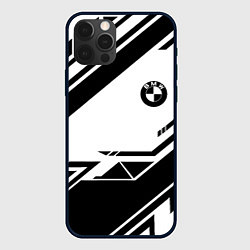Чехол iPhone 12 Pro Max BMW geometry black