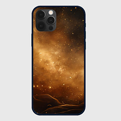 Чехол iPhone 12 Pro Max Песочный фон со звездами