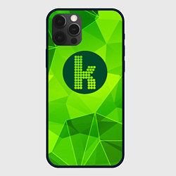 Чехол для iPhone 12 Pro Max The Killers green poly, цвет: 3D-черный