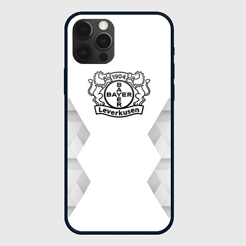 Чехол iPhone 12 Pro Max Bayer 04 white poly / 3D-Черный – фото 1