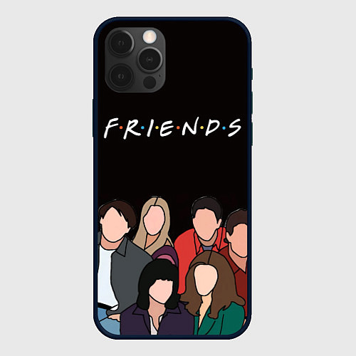 Чехол iPhone 12 Pro Max Friends - Central park / 3D-Черный – фото 1