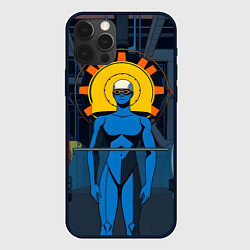 Чехол для iPhone 12 Pro Max Ретро фантастика, цвет: 3D-черный