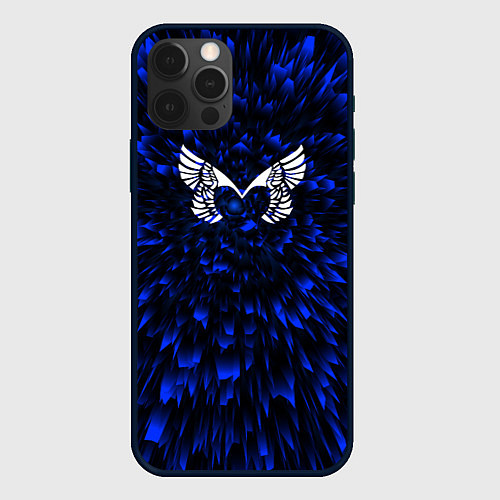 Чехол iPhone 12 Pro Max Placebo blue energy / 3D-Черный – фото 1