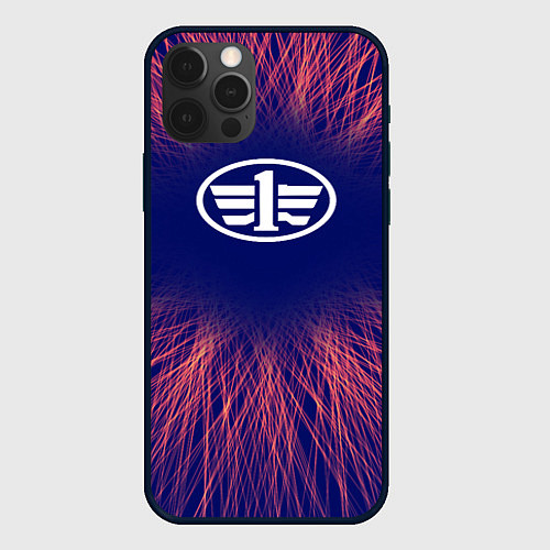 Чехол iPhone 12 Pro Max FAW red energy / 3D-Черный – фото 1