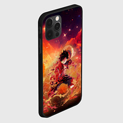 Чехол для iPhone 12 Pro Max Fire Luffy - One Piece, цвет: 3D-черный — фото 2
