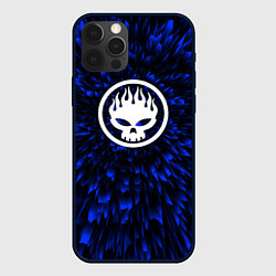 Чехол для iPhone 12 Pro Max The Offspring blue energy, цвет: 3D-черный