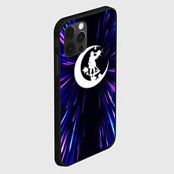 Чехол для iPhone 12 Pro Max Angels of Death neon energy, цвет: 3D-черный — фото 2
