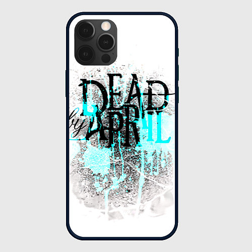 Чехол iPhone 12 Pro Max Dead by april краски / 3D-Черный – фото 1