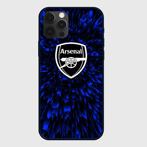 Чехол iPhone 12 Pro Max Arsenal blue energy / 3D-Черный – фото 1