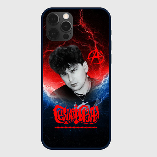 Чехол iPhone 12 Pro Max Сектор газа Юрий Хой / 3D-Черный – фото 1