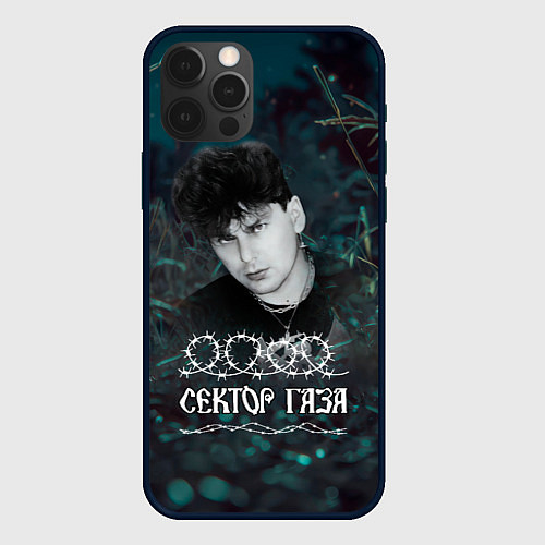 Чехол iPhone 12 Pro Max Сектор газа ночной фон / 3D-Черный – фото 1