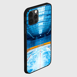 Чехол для iPhone 12 Pro Max Хоккейная коробка, цвет: 3D-черный — фото 2