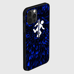 Чехол для iPhone 12 Pro Max Portal blue energy, цвет: 3D-черный — фото 2