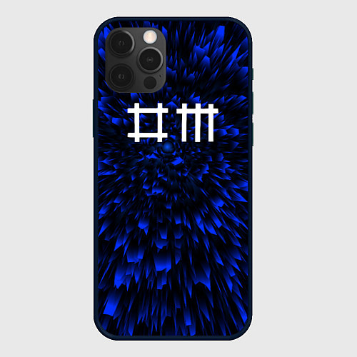 Чехол iPhone 12 Pro Max Depeche Mode blue energy / 3D-Черный – фото 1