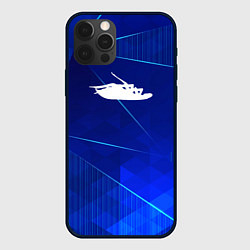Чехол для iPhone 12 Pro Max Papa Roach blue poly, цвет: 3D-черный