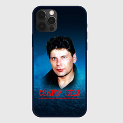 Чехол для iPhone 12 Pro Max Сектор газа - синий туман, цвет: 3D-черный
