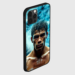 Чехол для iPhone 12 Pro Max Артуро Гатти в дыму, цвет: 3D-черный — фото 2