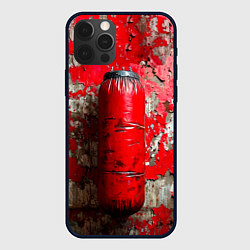 Чехол для iPhone 12 Pro Max Красная боксерская груша, цвет: 3D-черный