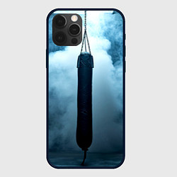 Чехол для iPhone 12 Pro Max Боксерская груша в дыму, цвет: 3D-черный