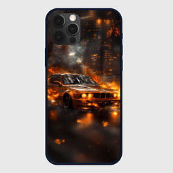 Чехол iPhone 12 Pro Max БМВ в огне